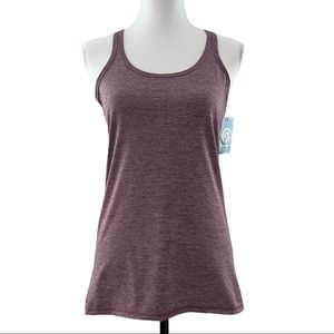C9 By Champion Duo Dry+ Racerback Tank Top S Dark Berry Purple Heather NEW Small